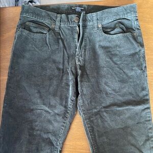 Banana Republic Dark Green Slim Fit Pants